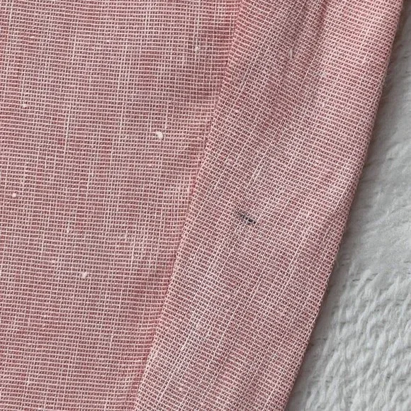 Lou & Grey Crosshatch Soft Stretch Linen Blend Pants Womens M - Picture 13 of 13